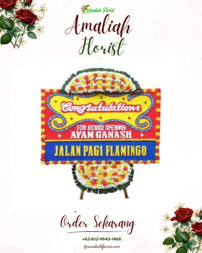 Bunga Papan Congratulation di Manggong